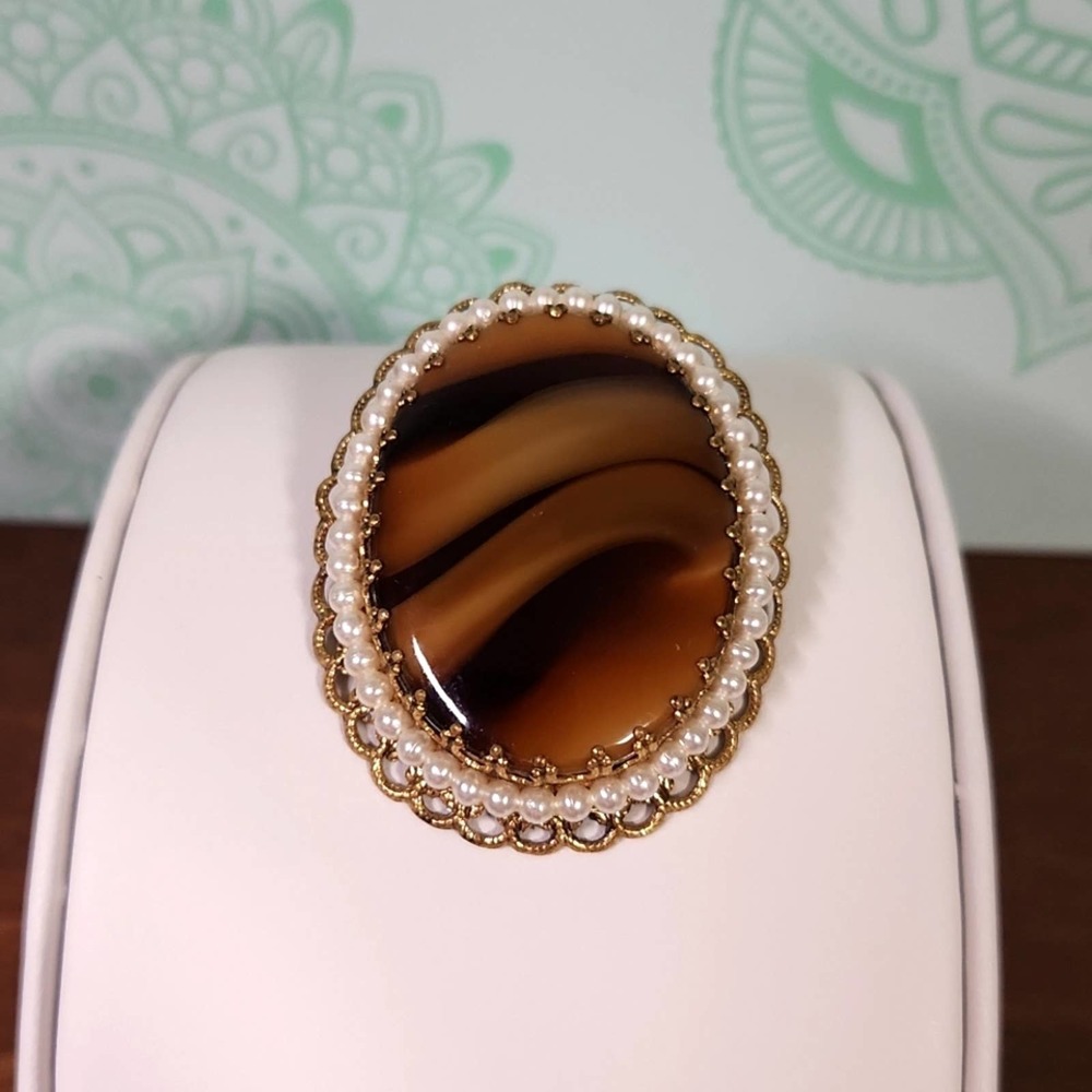 Vintage Signed W. Germany Brooch